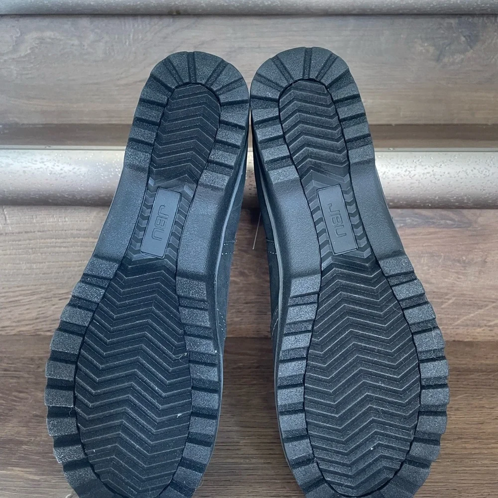 Women's Gray Fur-Lined Boots - Picture 3 of 5